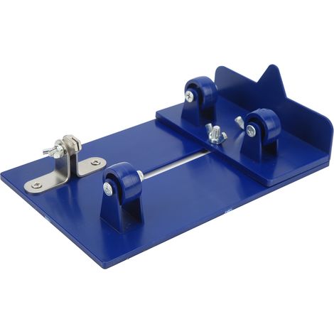 Coupe-bouteille en verre, plaque PC haute résistance épaisse, tête de coupe tranchante en carbure, outil de découpe de bouteilles de vin DIY bleu (1/5)