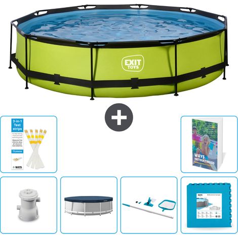 Exit Pool Rund - 360x76 cm - 7-teilig S295