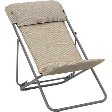 Tumbona MAXI TRANSAT PLUS BeComfortLaFuma LFM5175 Moka (1/4)