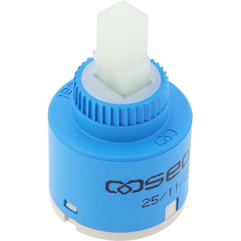 35 mm Replacement Faucet Cartridge Ceramic Cartridge Tap Cartouche Céramique à Trois Couches Filtrantes à faible Bruit pour la Cuisine Bleue (1/5)