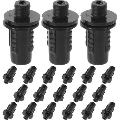 30 Pièces Clips de Fixation à Rotule pour Grille de Haut-Parleur Noir Plastique, pour Grille de Haut-parleur, Montage Professionnel et Usage Domestique, Remplacement Fiable (1/5)