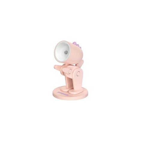 Kreatives Mini-LED-Nachtlicht in Hasenform, faltbare Schreibtischlampe mit Handyhalterung und niedlichem Dinosaurier-Nachtlicht, Raumdekoration – 1 Stück – Crezuo