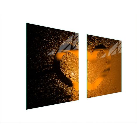 GLASSCHUTZPLATTE FÜR HERD 85x52 HERZ (1/5)
