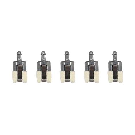 5x Filtre à Essence Carburant pour Echo Walbro Rotary Husqvarna Debroussailleuse Tronconneuse Taille Haie Tariere Pompe