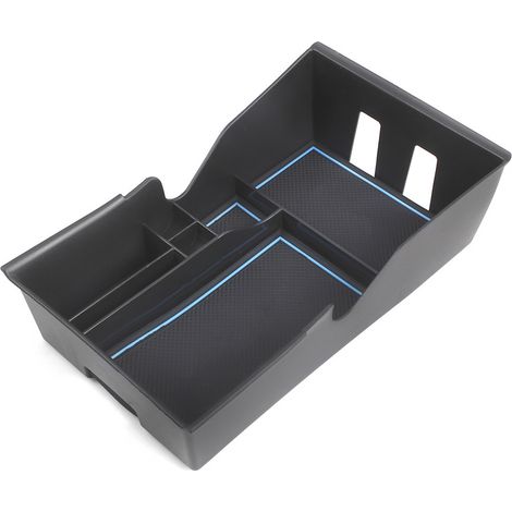 Boîte de rangement pour console centrale (avec porte-monnaie), étui à lunettes de soleil, porte-bagages d'accoudoir (en silicone), (1/5)