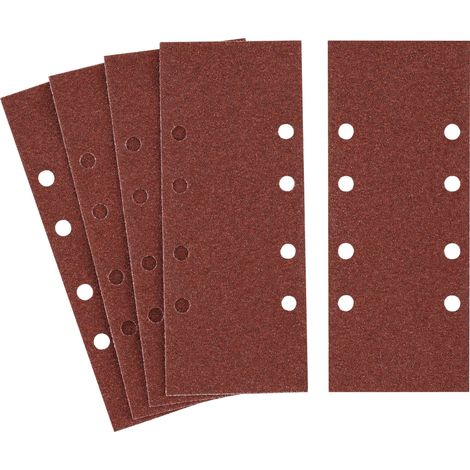 Papel de lija Stanley 93x230mm 5 hojas 60 grano
