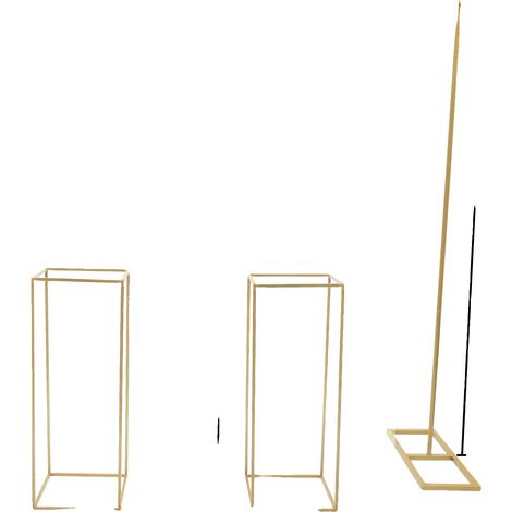 Hochzeitsbogen, Stahlkonstruktion, Mehrzwecknutzung, Gold, L-a (1/2)