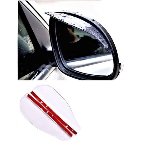 Coppia copertura specchietti retrovisori antipioggia universali auto PL-067
