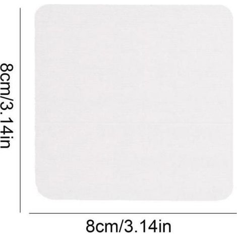 Support D'évier - En Boue De Diatomée Et Fibre Végétale - Pour Cuisine Et Salle De Bain - 8x8 Cm - Blanc