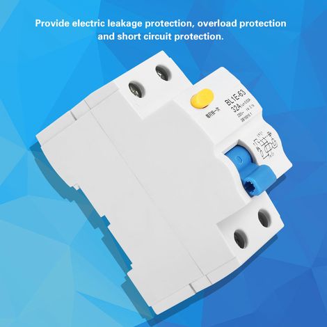 BL1E-63 32A 1p N Disjoncteur différentiel résiduel 230V 30mA