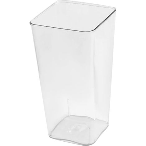 Seau à Fleurs en Acrylique Transparent, Pot de Plantes Décoratif Carré de Taille Moyenne, Vase à Fleurs de Ferme Épais, pour Décoration Intérieure, Bureau et Mariage – Vase (1/5)