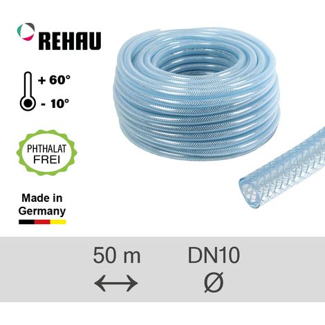 Industrieschlauch 50 m DN 10 Lebensmittelkonform & TÜV geprüft "Raufilam-E"