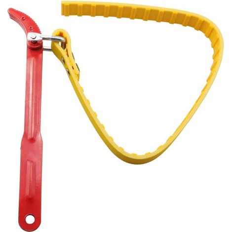 Llave cartuchos filtro Duradera, Llave correa multifuncional, Llave correa ajustable abrir correas filtros aceite, Llave correa antideslizante (1/5)