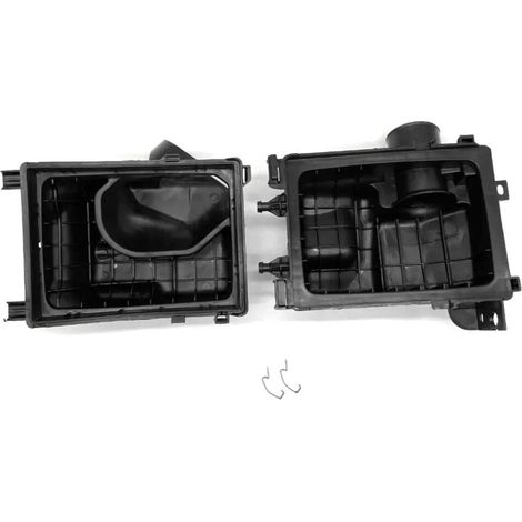 Carcasas de filtro de aire para los modelos Nissan Sentra 1.6L y 1.8L de 2013 a 2019: 16500-3RC2A, 16526-3RC2A (parte superior) y 16528-3RC2A (parte inferior).