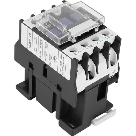 Contacteur CA sur rail CJX2-1201, contacteur électrique industriel CA 220 V 12 A (1/5)