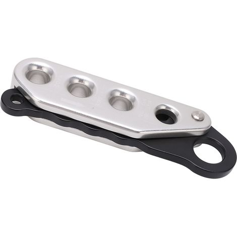 Descendeur d'escalade en aéronautique aluminium, poignée ergonomique pour alpinisme et travaux sur corde (1/5)