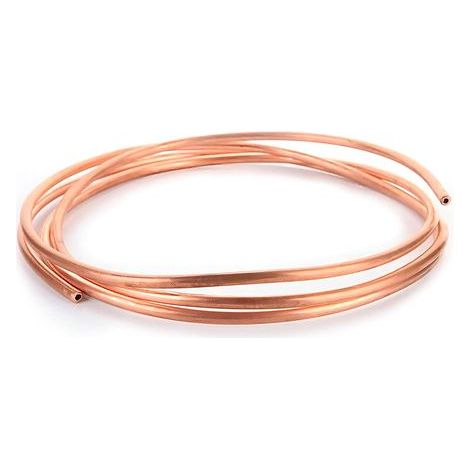 2m Bobine de Cuivre Diamètre Extérieur 3mm Diamètre Intérieur 2mm Épaisseur 0.5 mm Tube en Cuivre pour Climatisation Tube en cuivre Souple (OD 3mm x ID 2mm) (1/5)