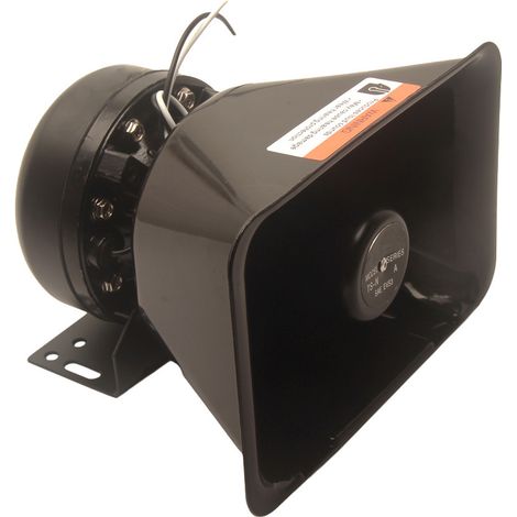 Quadratische Fahrzeughupe, 200-Watt-Hochleistungslautsprecher, Verstärkung