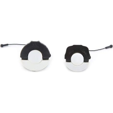 Lot de 2 Tronçonneuse Bouchon de Réservoir de Carburant pour STIHL MS171 MS181 MS192T MS210 MS200T MS211 MS230 MS240 MS250 MS260 MS340,Assemblage de Bouchon d'huile pour tronçonneuse (1/5)