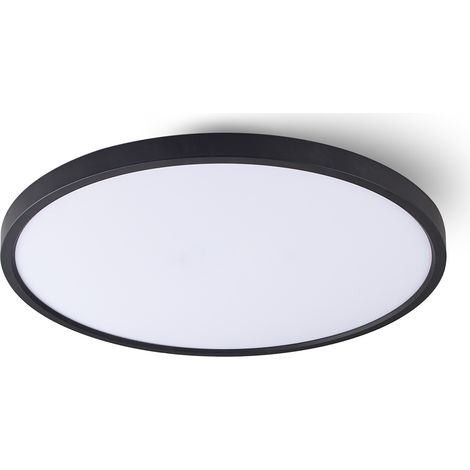 Jandei - Plafonnier LED 48W CCT, diamètre 60cm, cadre noir Plafonnier LED (1/4)