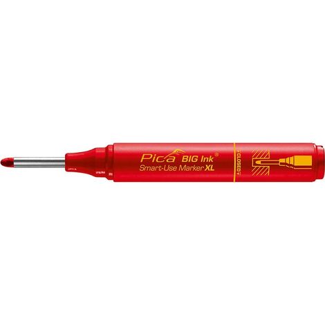 Pica BIG Ink Smart-Use Marker XL Rot 170/40 Permanentmarker Tiefloch-Marker (1/5)