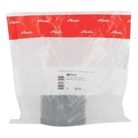 Nicoll Manchette d adaptation femelle PVC gris - pour bouchon Ø 100 mm (1/5)