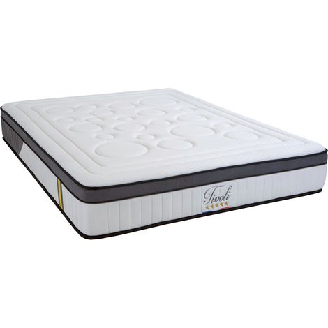 BELLECOUR LITERIE Matelas TIVOLI 90x190 cm Mousse avec mémoire de forme (1/5)