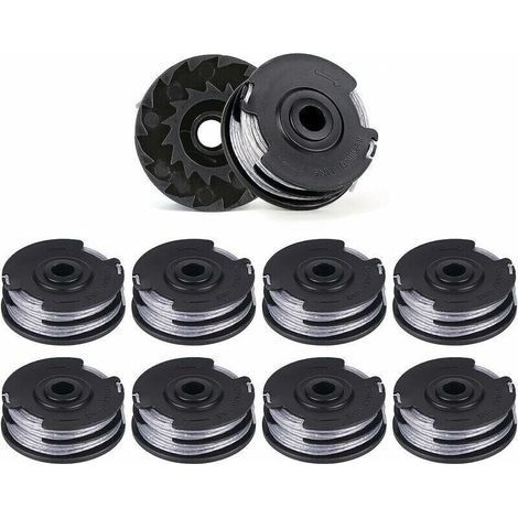 Packung mit 10 Ersatz-Trimmerfadenspulen für Doppelfadensysteme – 6 m × 1,6 mm – Kompatibel mit Bosch ART 24 bis 36 LI Modellen (1/5)