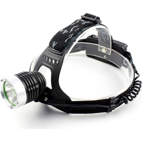 Hochleistungs-LED-Stirnlampe, USB-aufladbar, weißes Licht, für Outdoor-Angeln und Camping, 3,7 bis 4,2 V (1/5)