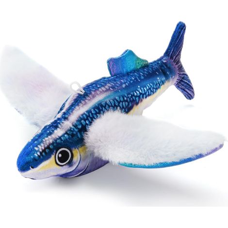 Jouet pour Chat Flappy Fish, Jouet Interactif en Forme de Poisson, Rechargeable, Jouet à l'herbe à Chat pour Chatons d'intérieur, Poisson (ne Vole Pas) (1/5)