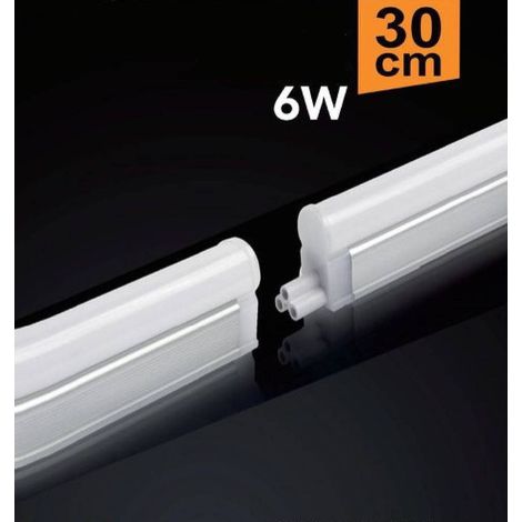 Trade Shop - LED NEON DECKENLEUCHTE T5 UNTERSCHRANK MATT REGLETTE VERSCHIEDENE LICHTTÖNE 6 W 30 CM T5-6W -