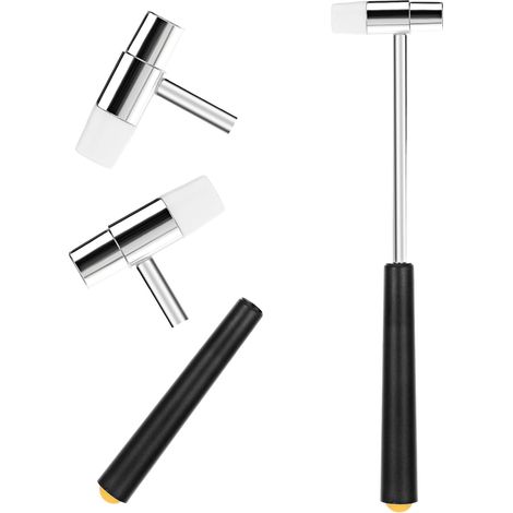 Small Double Head Hammer, 18 cm, Plastic-Metal Mallet, Jewellery Crafts, Watches, Tuning, Wood, Musical Instruments (1/5)