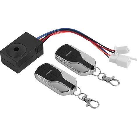Applicable aux alarmes antivol pour véhicules électriques et aux alarmes antivol pour scooters électriques, 36V-72V, télécommande, démarrage par un seul bouton. (1/4)