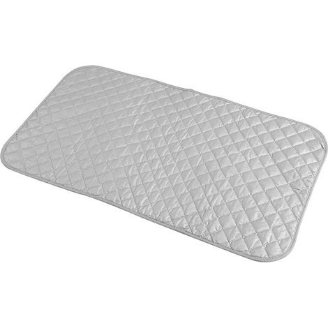 Tapis de repassage pliable portable, tapis à repasser, tapis de repassage pour dessus de table et en déplacement, accessoires utiles pour table résistante à la chaleur (1/4)
