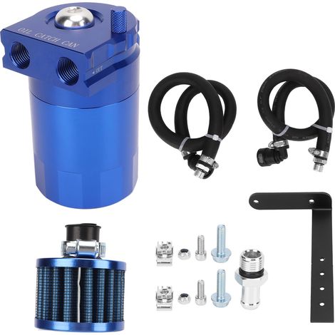 Séparateur d'huile Air Oil Catch Can avec filtre de ventilation de rechange pour Ford Raptor Expedition, bleu (1/5)