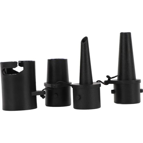 Embouts de rechange en nylon pour pompe à air, 3 tailles, étanches, pour matelas pneumatiques, bouées et piscines gonflables. (1/5)