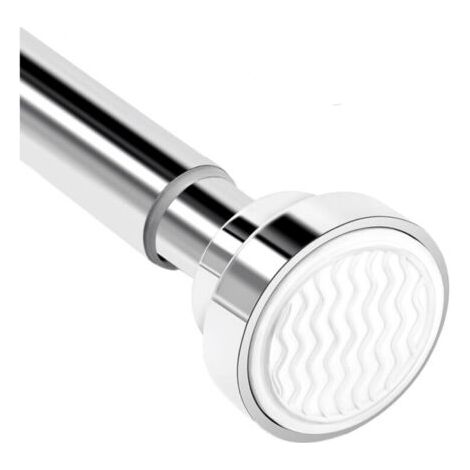 Tringle à Rideau de Douche Réglable 40-55 cm, Facile à Installer, Idéale pour Porte, Armoires et Salle de Bain (1/5)