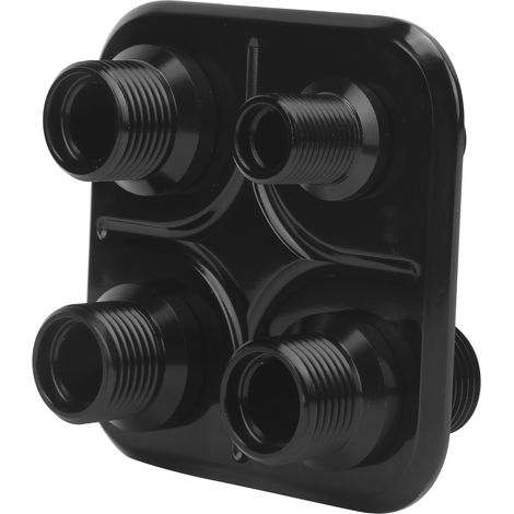 Raccord de cloison climatisation voiture 4 ports noir universel remplacement modification pour GM performance (1/5)