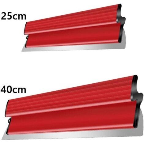 BARKBUSTERS 2pcs Lame à lisser 25cm+ 40cm pour outils muraux, peinture, écumage, lame flexible,Couteau à lisser mural réutilisable (1/4)