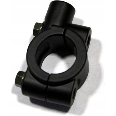 Abrazadera de montaje para espejo retrovisor de manillar M10 derecha para moto, scooter o quad. (1/4)