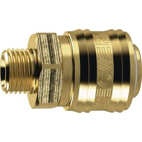TECWERK Schnellver.Kup.DN 7,2,AG MS blk Gew.G 1/2 Zoll 20,95mm TECWERK (1/2)