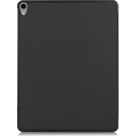 Coque iPad Pro 12.9 - Cuir PU Antichoc avec Support - Fonction Auto Réveil/Sommeil - Noir - 1 Pièce (1/4)