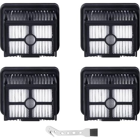 FOREHILL Lot de 4 filtres HEPA pour Dreame H12 Pro/H12 Pro FlexReach/H12 Dual/H12 Pro Ultra/H13 Pro/H15 Pro/H15 Pro Heat/H15 Mix/Mova M10 Aspirateur Eau et poussire (1/5)