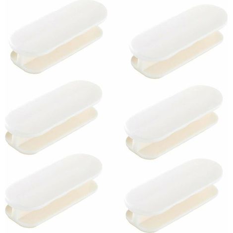 UlisemAuto-adhésif Fenêtre de Traction Poignée en plastique pour portes et fenêtres Armoire Réfrigérateur Porte Fenêtre Poignée Pratique Ouverture Poignées Autocollantes Porte coulissante poignée (1/4)