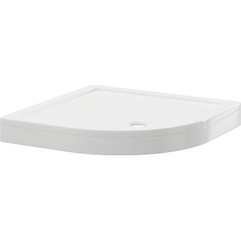Wholesale Domestic Pearlstone 1000mm x 1000mm x 40mm Quadrant Shower Tray and Plinth (1/5)
