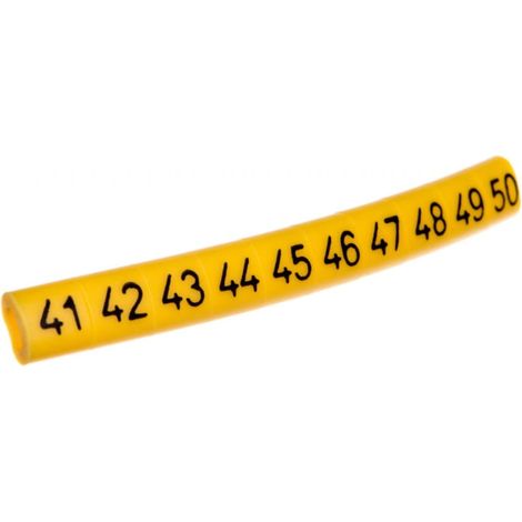 Marqueur de câble OZ-0/41-50 jaune E04ZP-01020101500 /100 pièces/