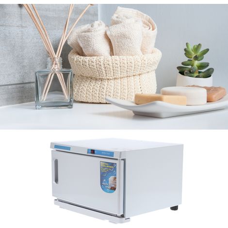 Chauffe-serviettes 16 L avec contrôle de la température et lampe UV, idéal pour les spas, hôtels et salons de beauté (UE 220 V). (1/5)