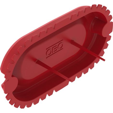 OBO Bettermann UP Signaldeckel für Unterputz-Wandauslassdose 65x35mm Polyethylen signalrot, 25 Stück, 2003768