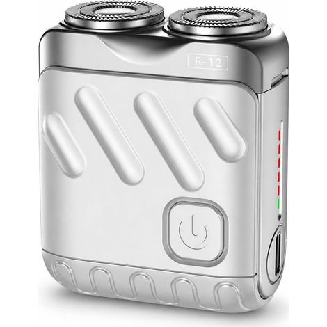 Rasoir électrique homme R12 portable design valise recharge USB C étanche Bricolage Entretien (1/5)
