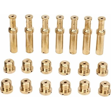Kit gicleur principal intermédiaire pour carburateurs S&S B E G, 35-0995 bronze remplacement gicleur carburateur (1/4)